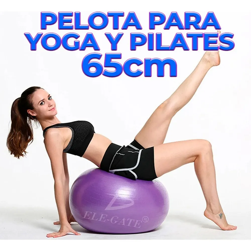 Pelota De Yoga Pilates Y Fitness Para Terapia Física 65cm - Imagen 2