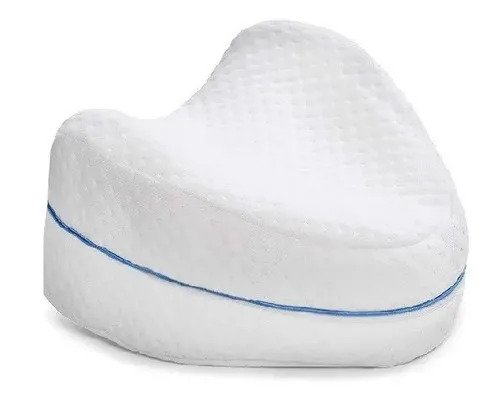 Almohada Ortopedica Curva Ergonomica Piernas Rodillas Memory Blanco