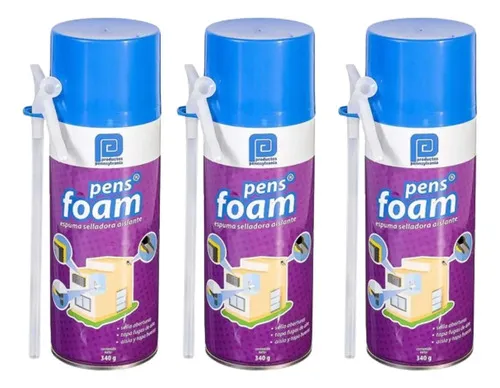 Espuma Expansiva Pennsylvania Pens Foam 360 3 Piezas
