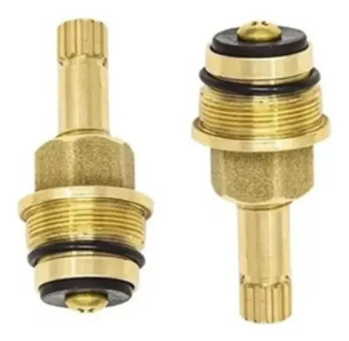 Cartuchos Para Regadera Solvex Sp-70089 De 2 Piezas Dorado Oscuro Cepillado