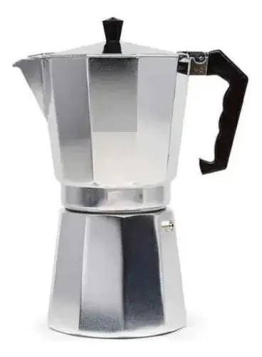 Cafetera Colombia Manual Plateada Italiana 150ml Plateado