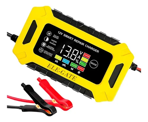Cargador Inteligente Batería Auto Moto Bote 12v