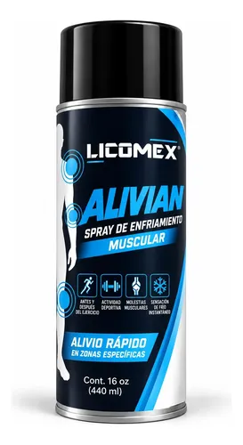 Alivian Spray Frío Instantáneo Enfriador Muscular 440ml