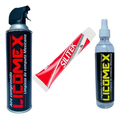 Kit Mantenimiento Pc Aire Limp Circuitos Pasta Silimex 28g