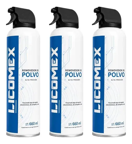 Aire Comprimido 660ml Removedor Polvo 3 Pzs