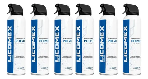 Aire Comprimido 660ml Removedor Polvo 6 Pzs